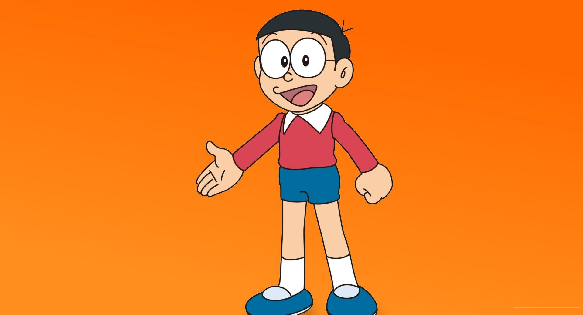 Ảnh Nobita phiên bản anime độc đáo
