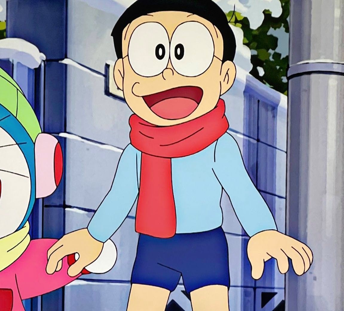 Hình ảnh Nobita phiên bản anime cực đáng yêu