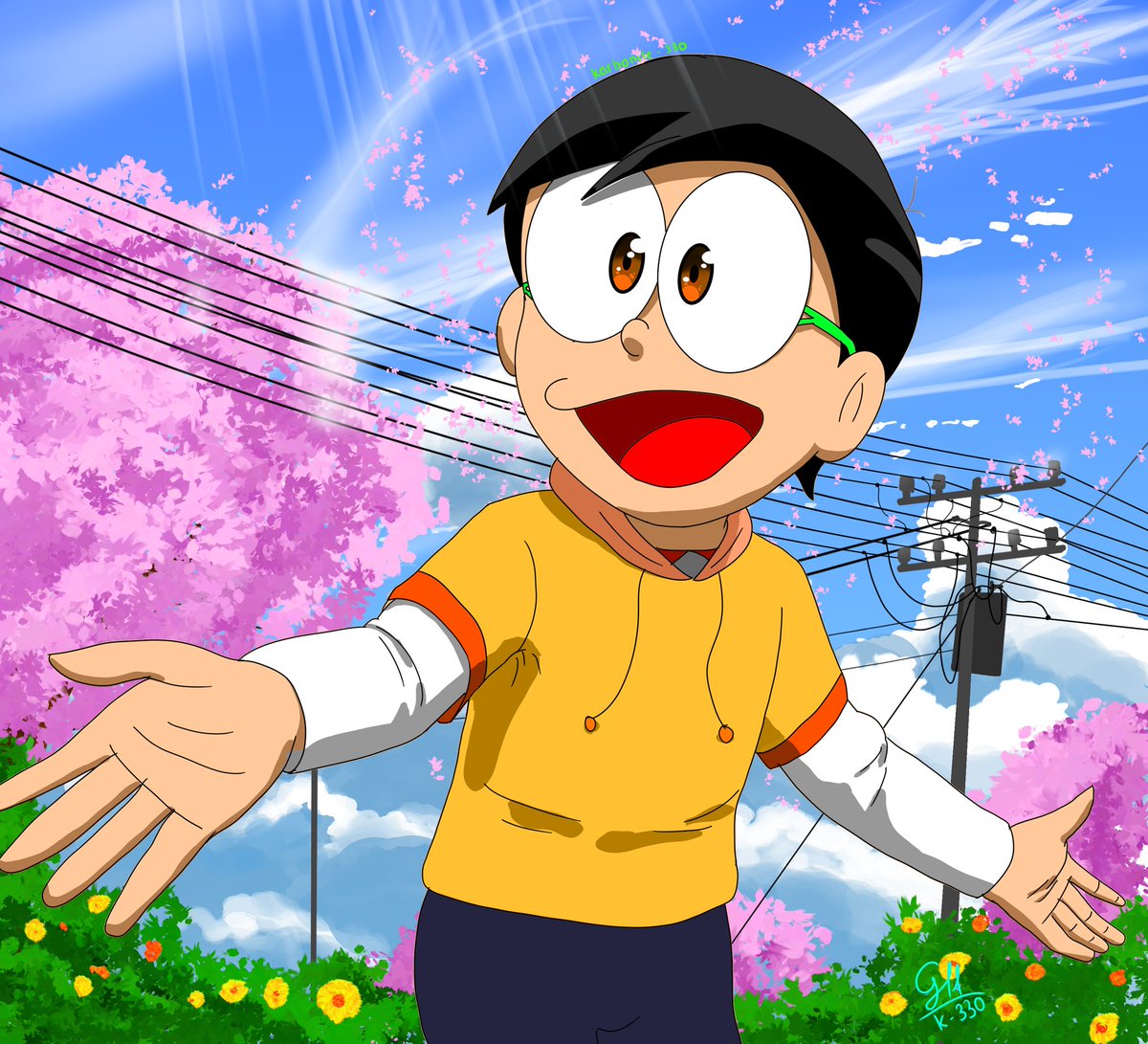 Hình Nobita phiên bản anime đẹp nhất