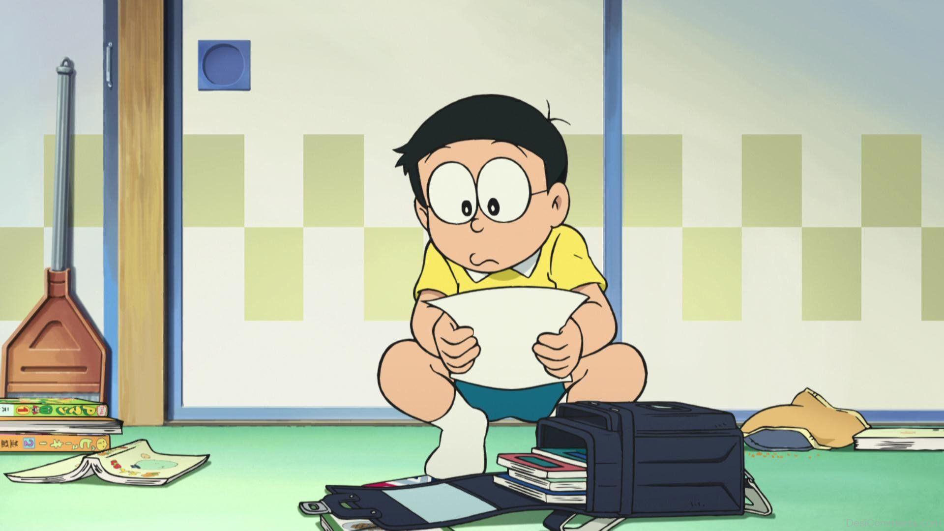 Hình Nobita phiên bản anime tuyệt đẹp