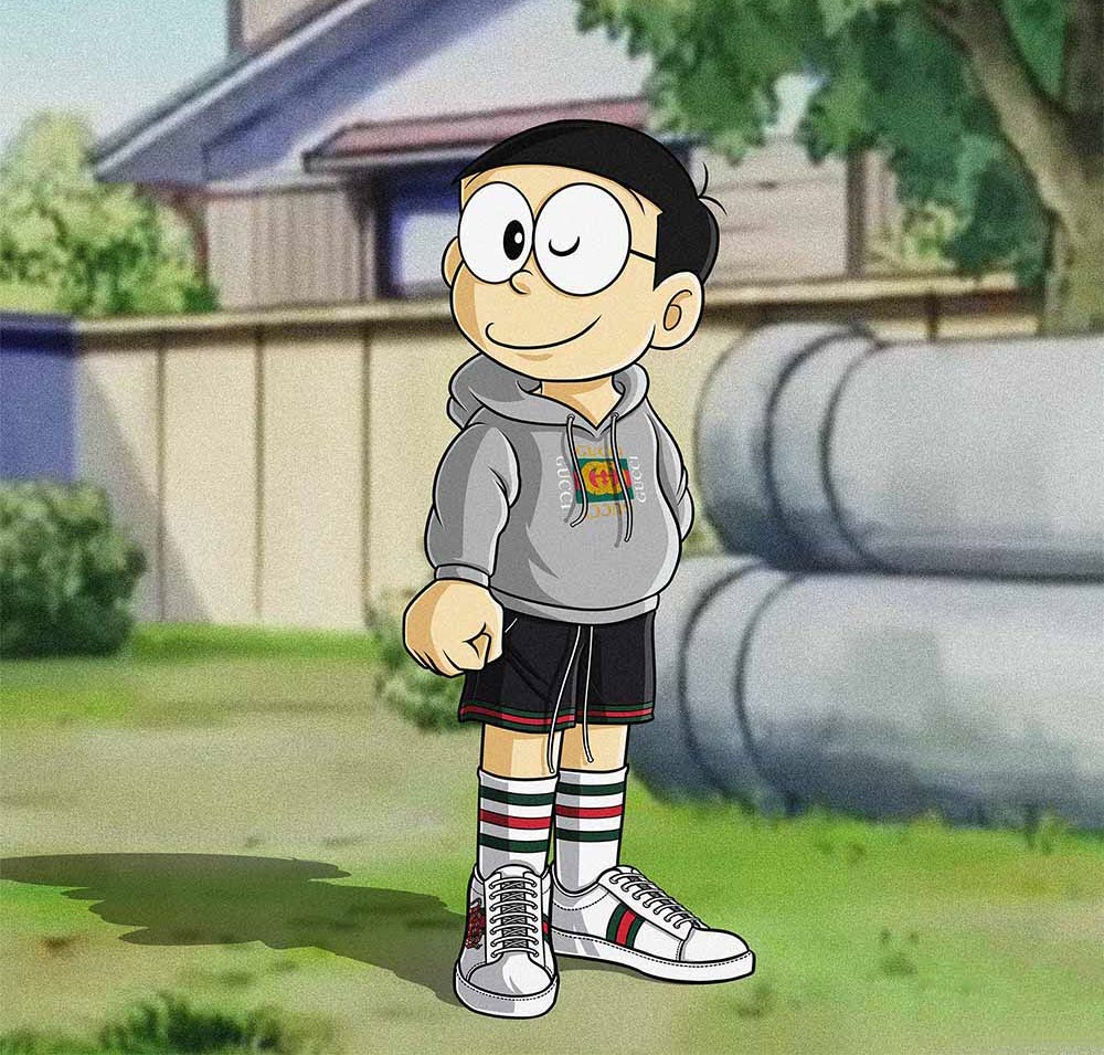 Hình Nobita phiên bản anime